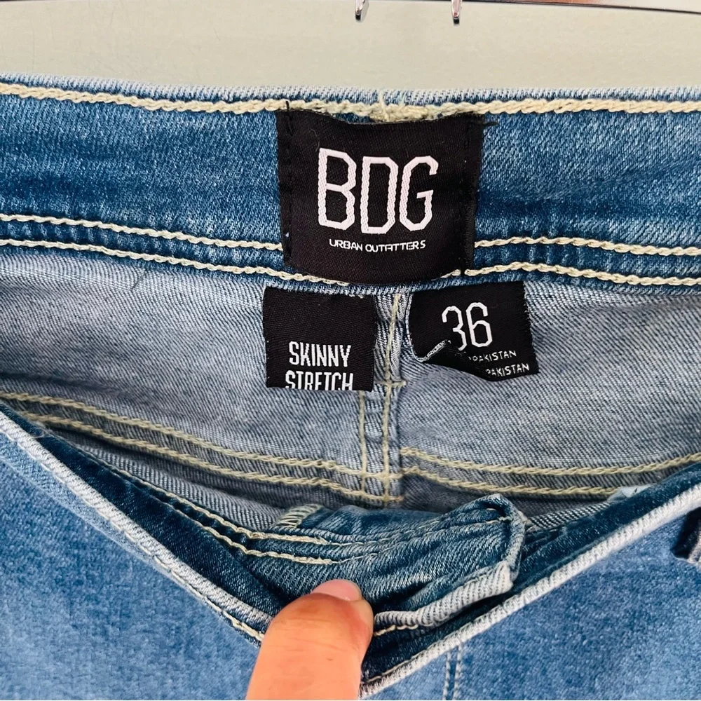 BDG Urban Outfitters Side Strip Skinny Stretch Jean Size 36x32 - Picture 3 of 4